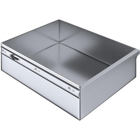 Amgood 15 in. x 20 in. x 5 in. Stainless Steel Table Drawer DRAWER-1520-Z